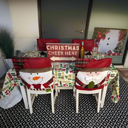 Set of Christmas Chair Covers